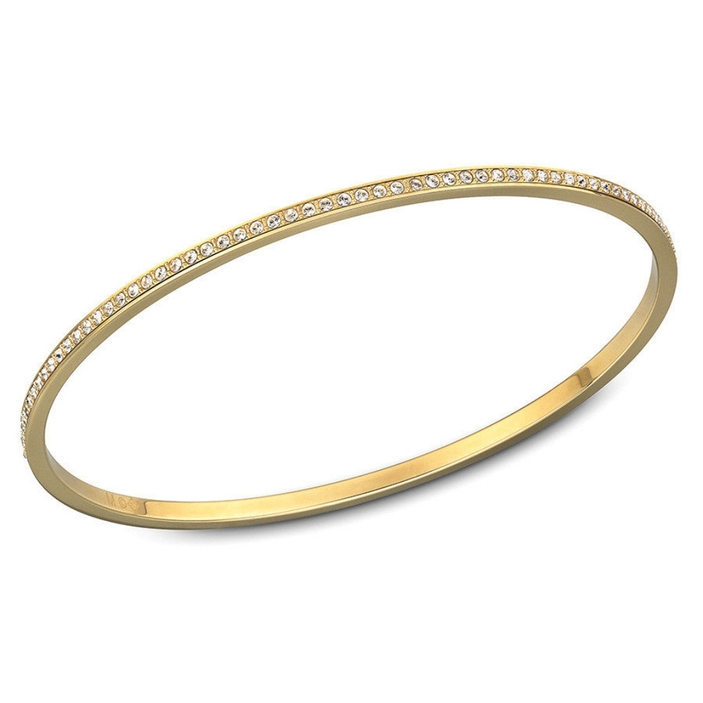 Swarovski Gold Bangle Pave Ready Crystal